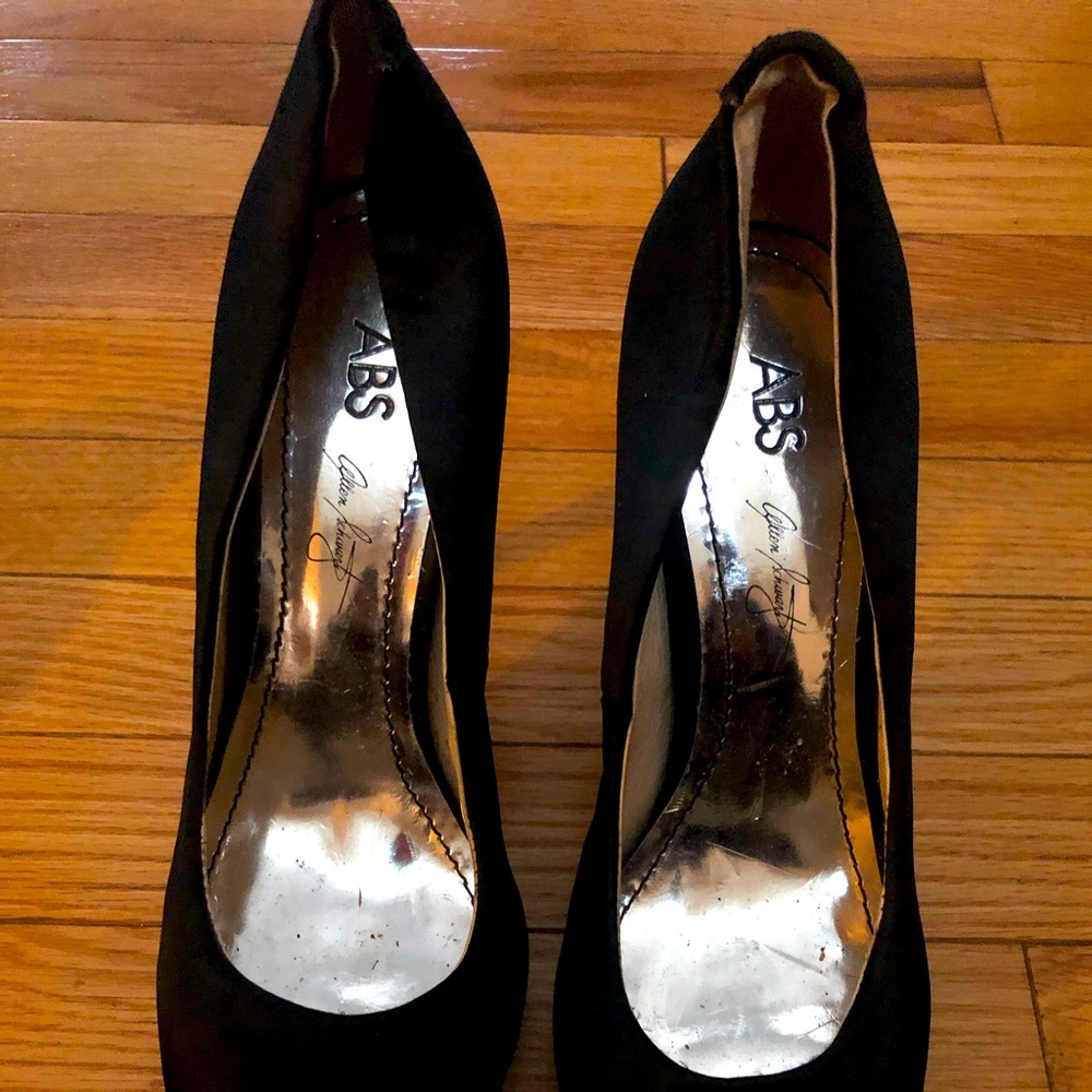 Black and Silver heels